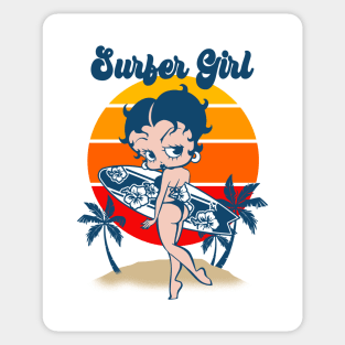 BETTY BOOP - Surfer girl Sticker